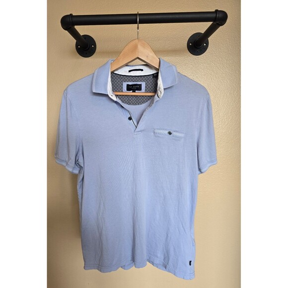 Ted Baker Other - Ted Baker‎ light blue pullover collared polo shirt size 3